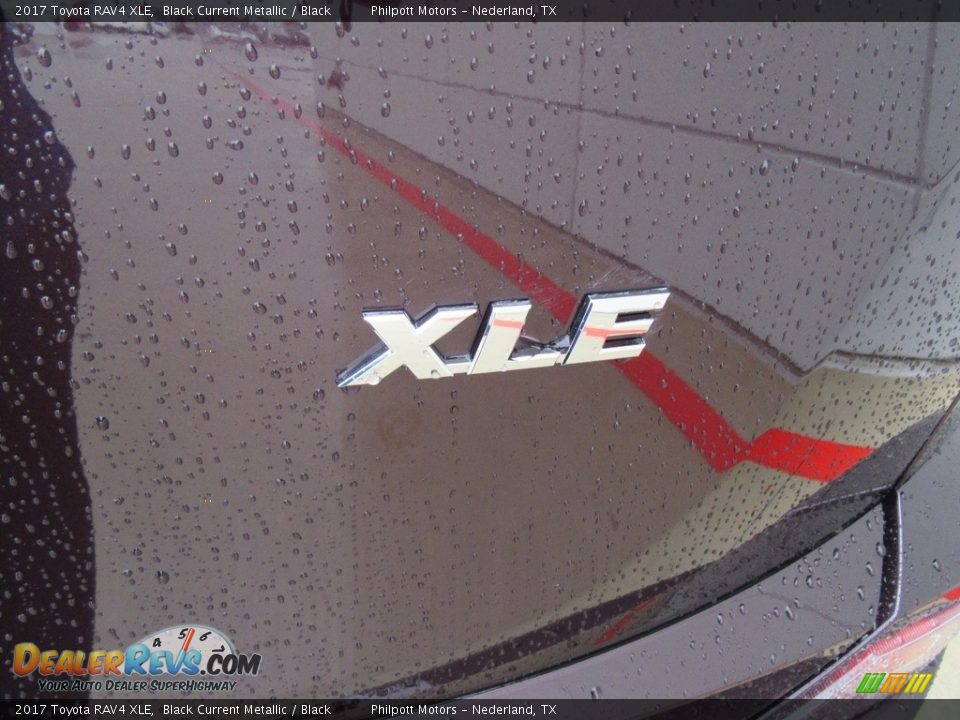 2017 Toyota RAV4 XLE Black Current Metallic / Black Photo #14