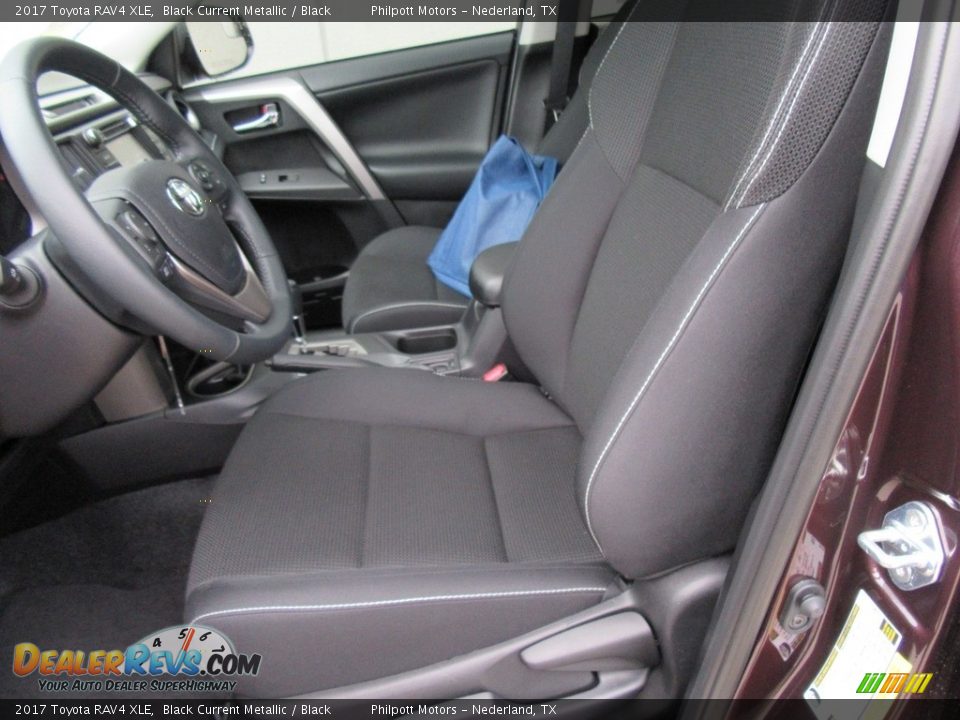 2017 Toyota RAV4 XLE Black Current Metallic / Black Photo #21