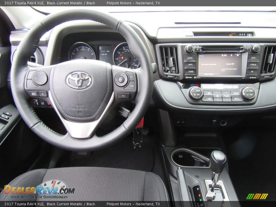 2017 Toyota RAV4 XLE Black Current Metallic / Black Photo #24