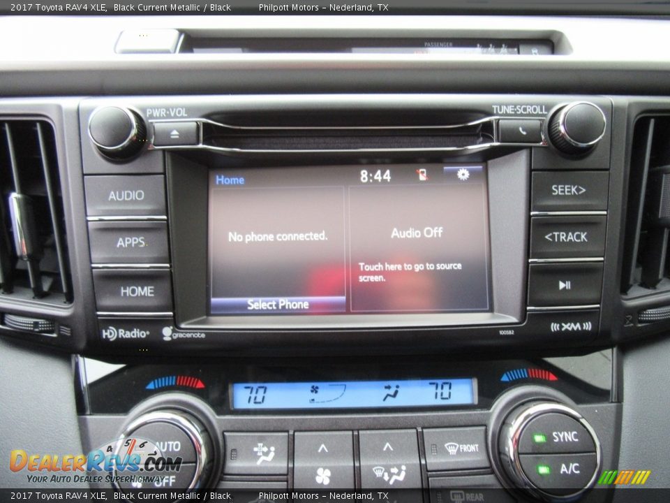 2017 Toyota RAV4 XLE Black Current Metallic / Black Photo #26