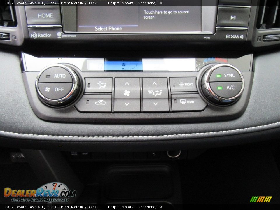 2017 Toyota RAV4 XLE Black Current Metallic / Black Photo #27