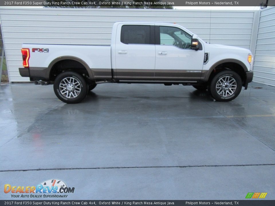 Oxford White 2017 Ford F350 Super Duty King Ranch Crew Cab 4x4 Photo #3