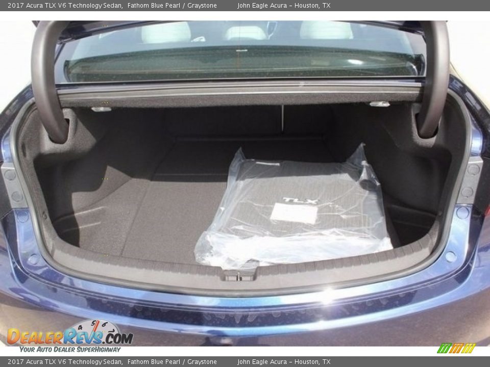 2017 Acura TLX V6 Technology Sedan Fathom Blue Pearl / Graystone Photo #16