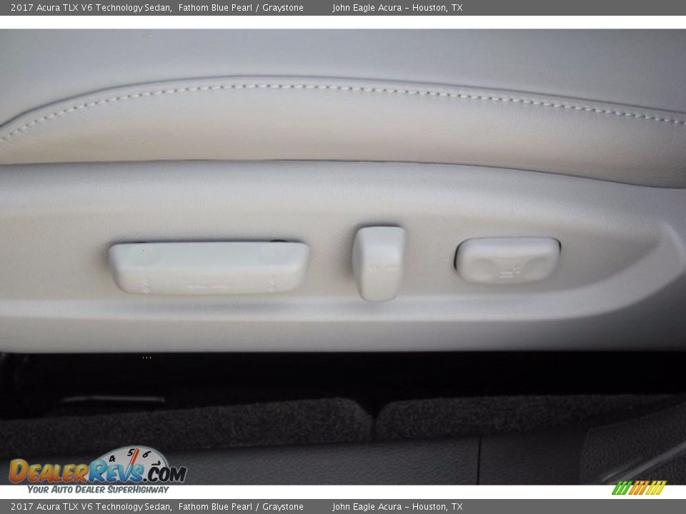 2017 Acura TLX V6 Technology Sedan Fathom Blue Pearl / Graystone Photo #23