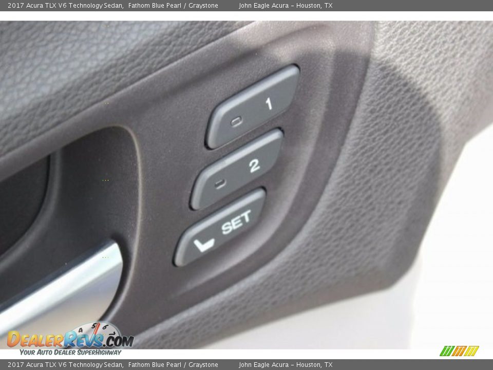 2017 Acura TLX V6 Technology Sedan Fathom Blue Pearl / Graystone Photo #25