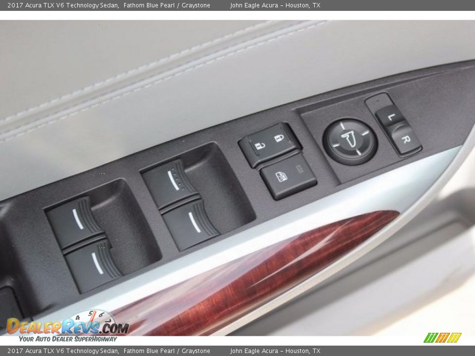 2017 Acura TLX V6 Technology Sedan Fathom Blue Pearl / Graystone Photo #26