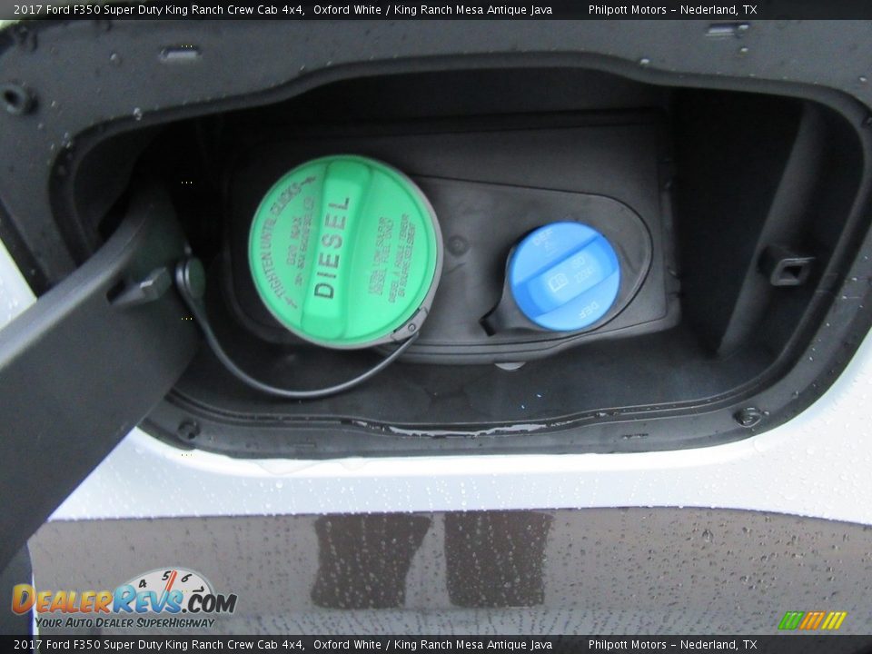 2017 Ford F350 Super Duty King Ranch Crew Cab 4x4 Oxford White / King Ranch Mesa Antique Java Photo #15