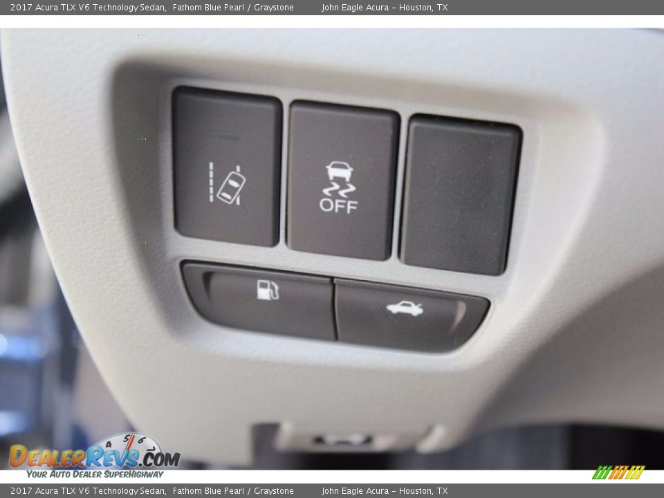 2017 Acura TLX V6 Technology Sedan Fathom Blue Pearl / Graystone Photo #27