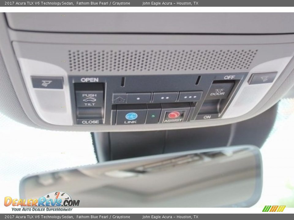 2017 Acura TLX V6 Technology Sedan Fathom Blue Pearl / Graystone Photo #36