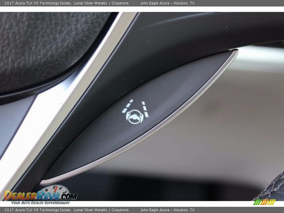 2017 Acura TLX V6 Technology Sedan Lunar Silver Metallic / Graystone Photo #35
