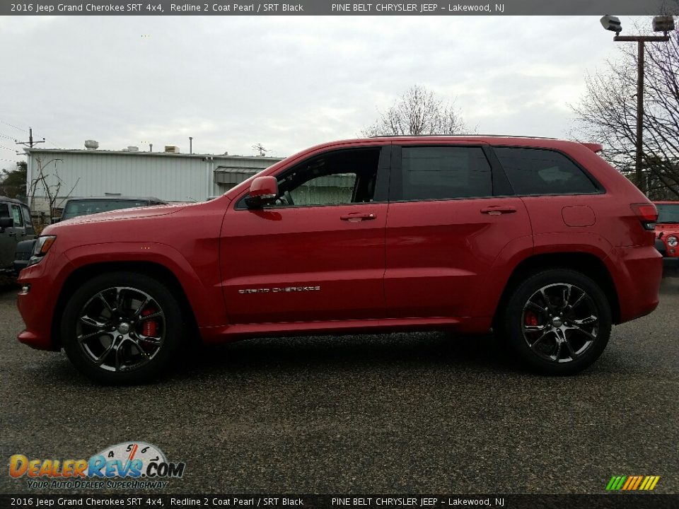 2016 Jeep Grand Cherokee SRT 4x4 Redline 2 Coat Pearl / SRT Black Photo #3