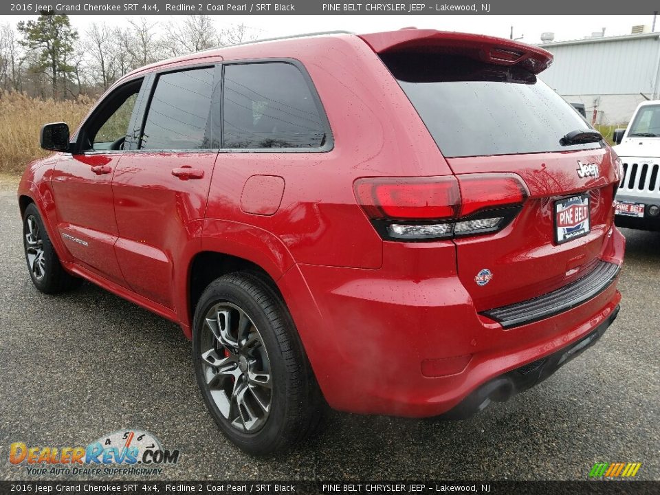 2016 Jeep Grand Cherokee SRT 4x4 Redline 2 Coat Pearl / SRT Black Photo #4