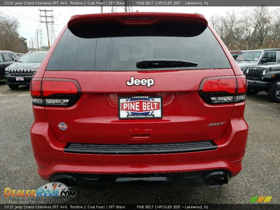 2016 Jeep Grand Cherokee SRT 4x4 Redline 2 Coat Pearl / SRT Black Photo #5