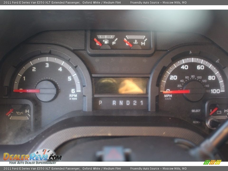 2011 Ford E Series Van E350 XLT Extended Passenger Oxford White / Medium Flint Photo #7