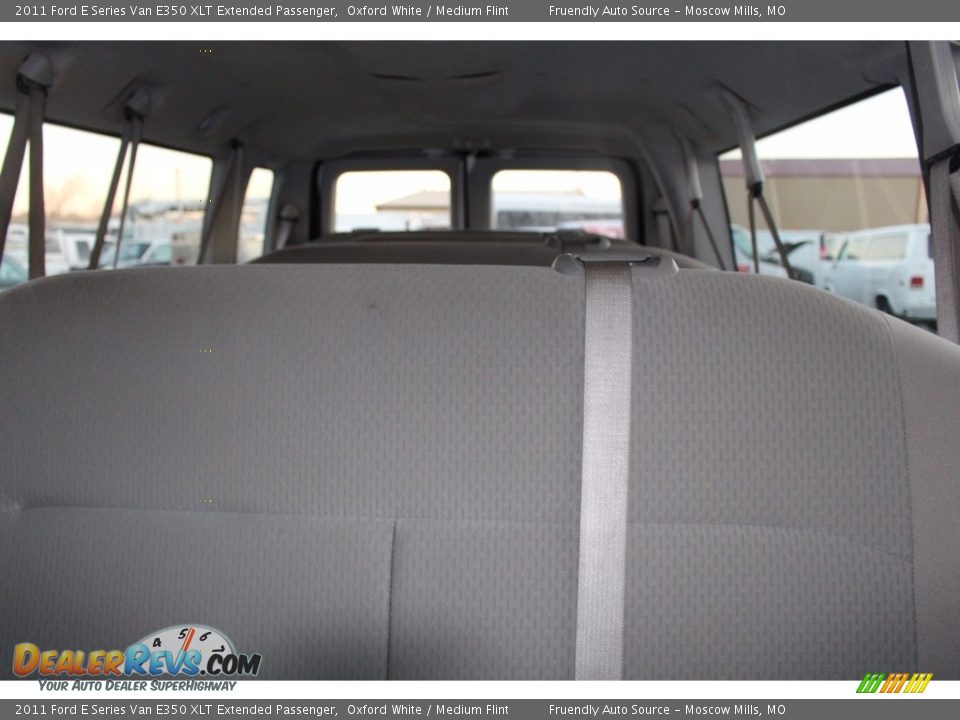 2011 Ford E Series Van E350 XLT Extended Passenger Oxford White / Medium Flint Photo #19