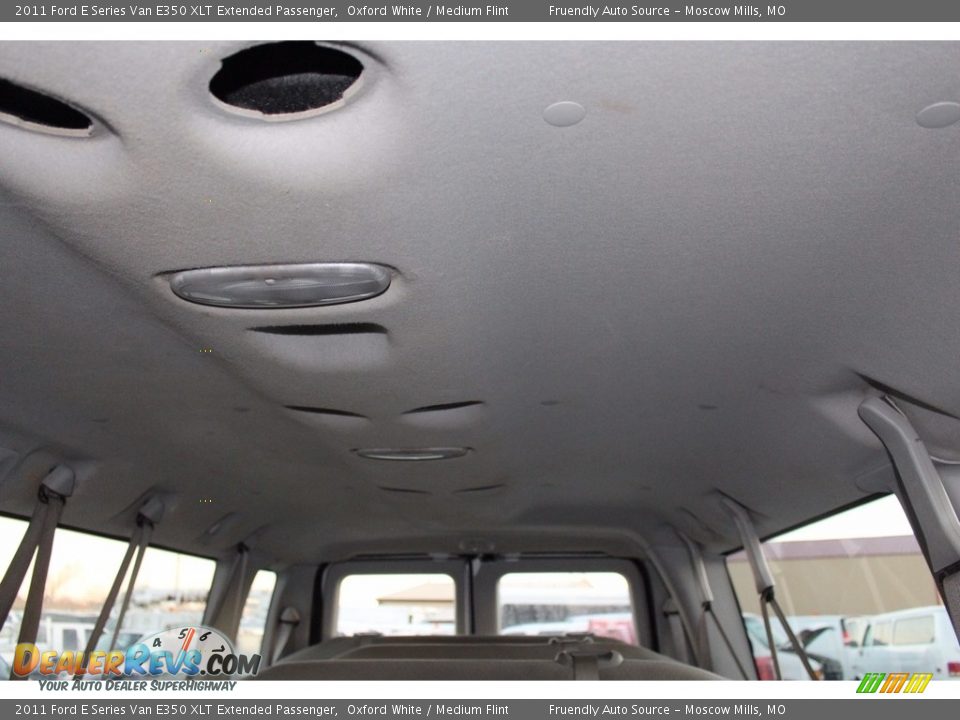 2011 Ford E Series Van E350 XLT Extended Passenger Oxford White / Medium Flint Photo #20