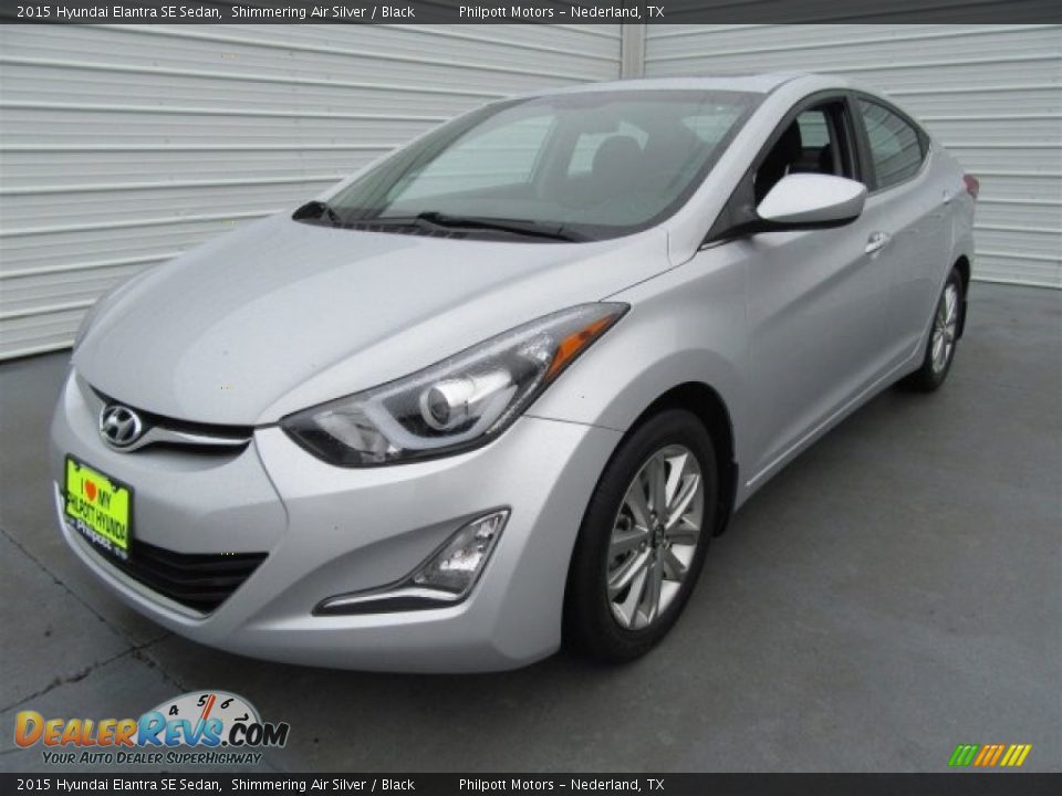 2015 Hyundai Elantra SE Sedan Shimmering Air Silver / Black Photo #3