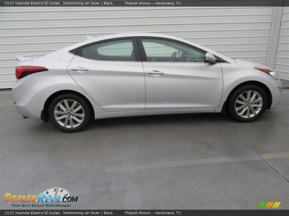 2015 Hyundai Elantra SE Sedan Shimmering Air Silver / Black Photo #4