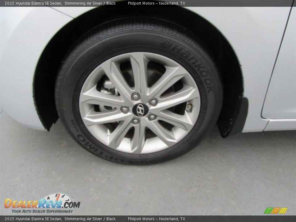 2015 Hyundai Elantra SE Sedan Shimmering Air Silver / Black Photo #5