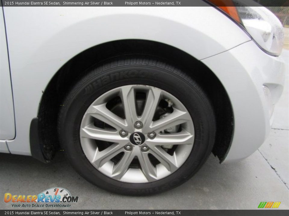 2015 Hyundai Elantra SE Sedan Shimmering Air Silver / Black Photo #6