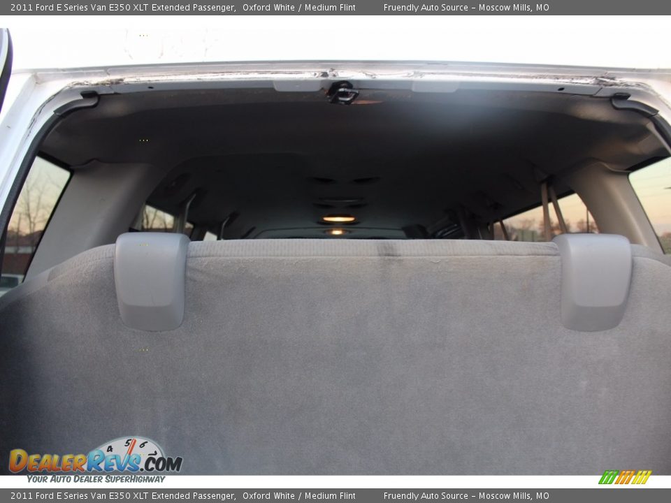 2011 Ford E Series Van E350 XLT Extended Passenger Oxford White / Medium Flint Photo #24