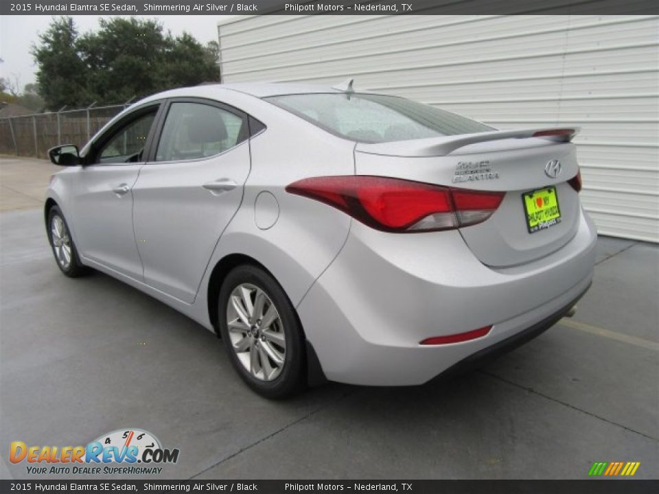 2015 Hyundai Elantra SE Sedan Shimmering Air Silver / Black Photo #9