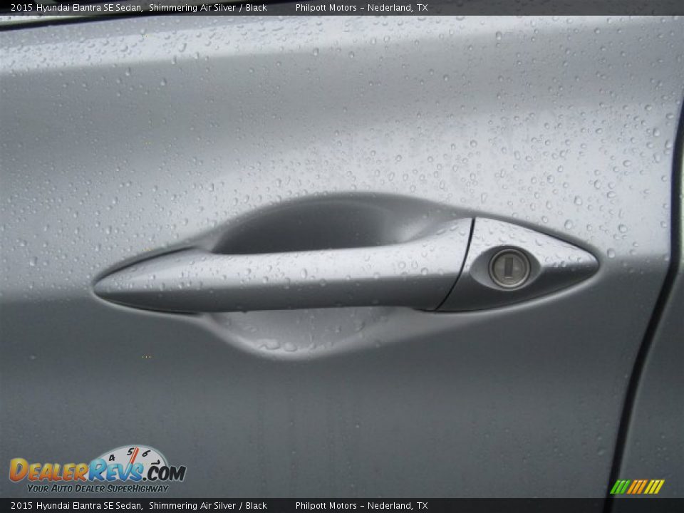 2015 Hyundai Elantra SE Sedan Shimmering Air Silver / Black Photo #10