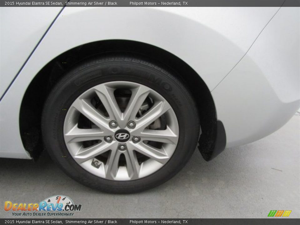 2015 Hyundai Elantra SE Sedan Shimmering Air Silver / Black Photo #12