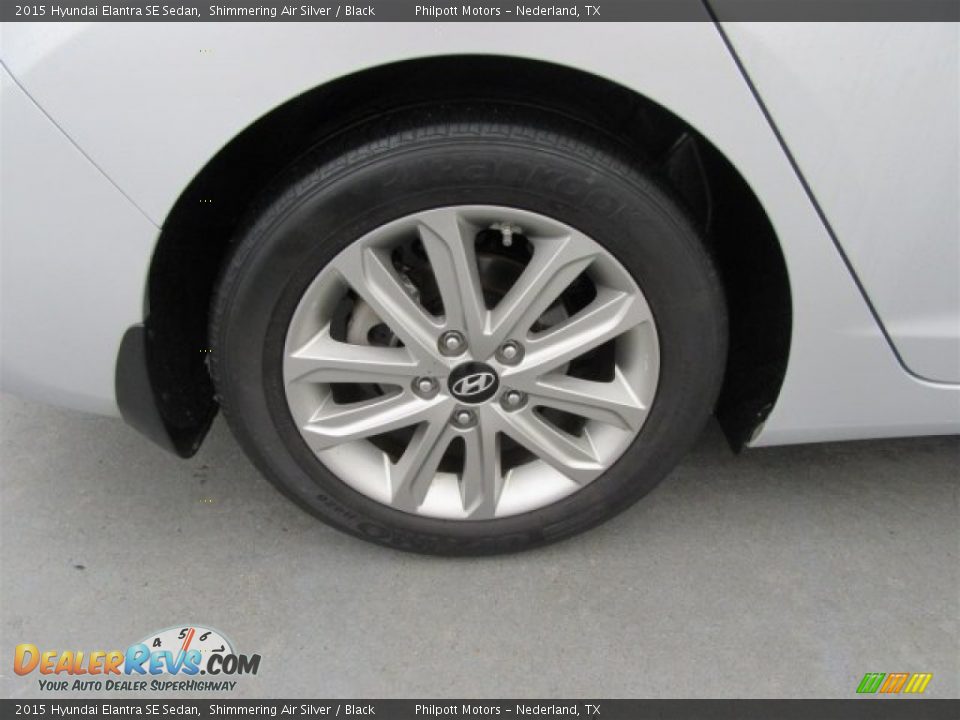 2015 Hyundai Elantra SE Sedan Shimmering Air Silver / Black Photo #13