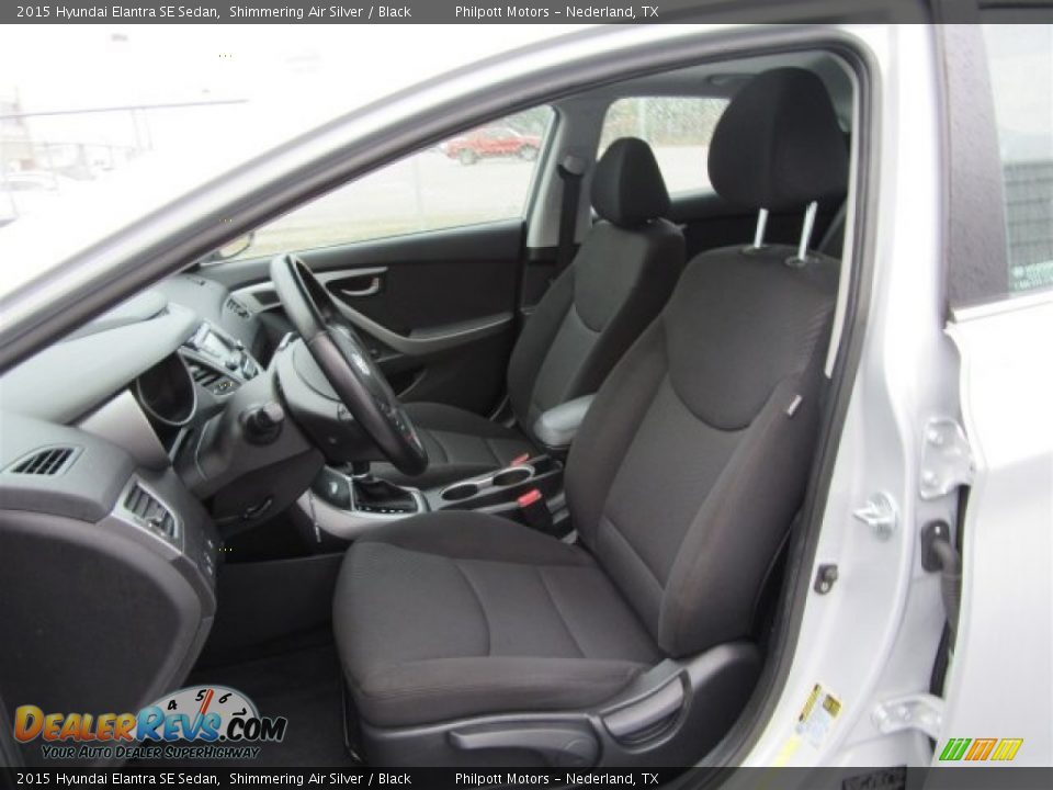 2015 Hyundai Elantra SE Sedan Shimmering Air Silver / Black Photo #15