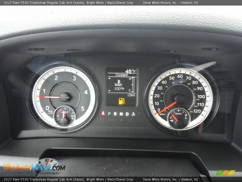 2017 Ram 5500 Tradesman Regular Cab 4x4 Chassis Bright White / Black/Diesel Gray Photo #2