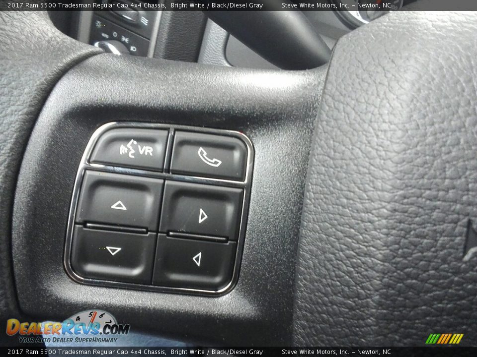 2017 Ram 5500 Tradesman Regular Cab 4x4 Chassis Bright White / Black/Diesel Gray Photo #3