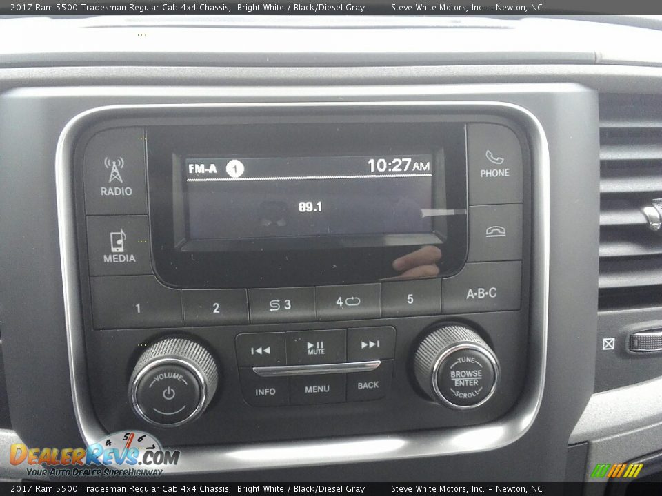 2017 Ram 5500 Tradesman Regular Cab 4x4 Chassis Bright White / Black/Diesel Gray Photo #6