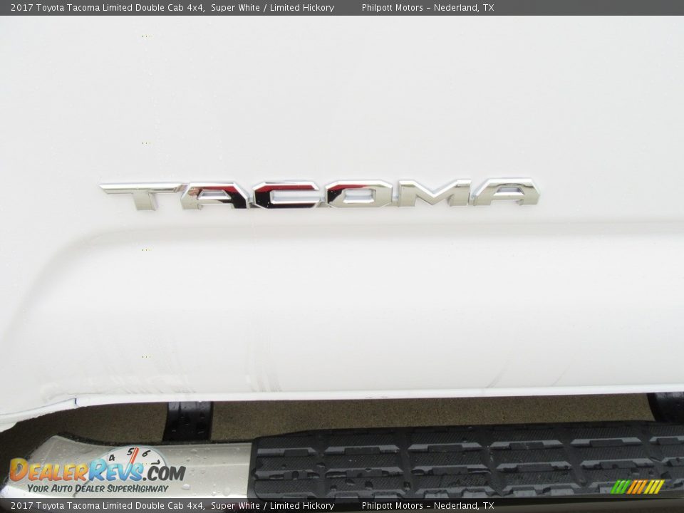 2017 Toyota Tacoma Limited Double Cab 4x4 Super White / Limited Hickory Photo #14