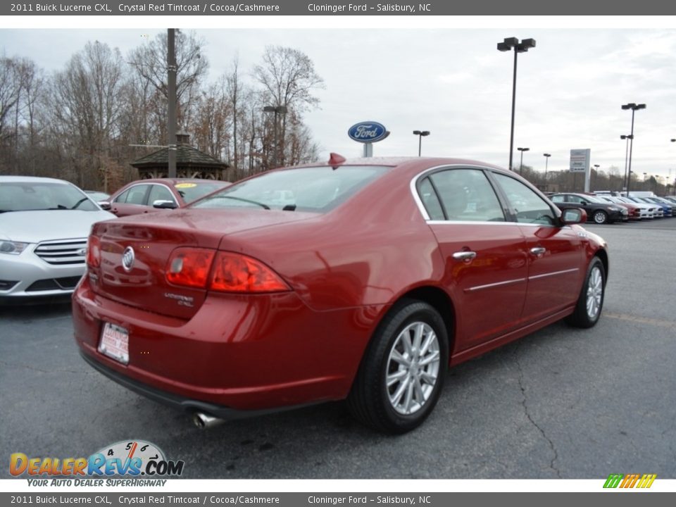 2011 Buick Lucerne CXL Crystal Red Tintcoat / Cocoa/Cashmere Photo #3