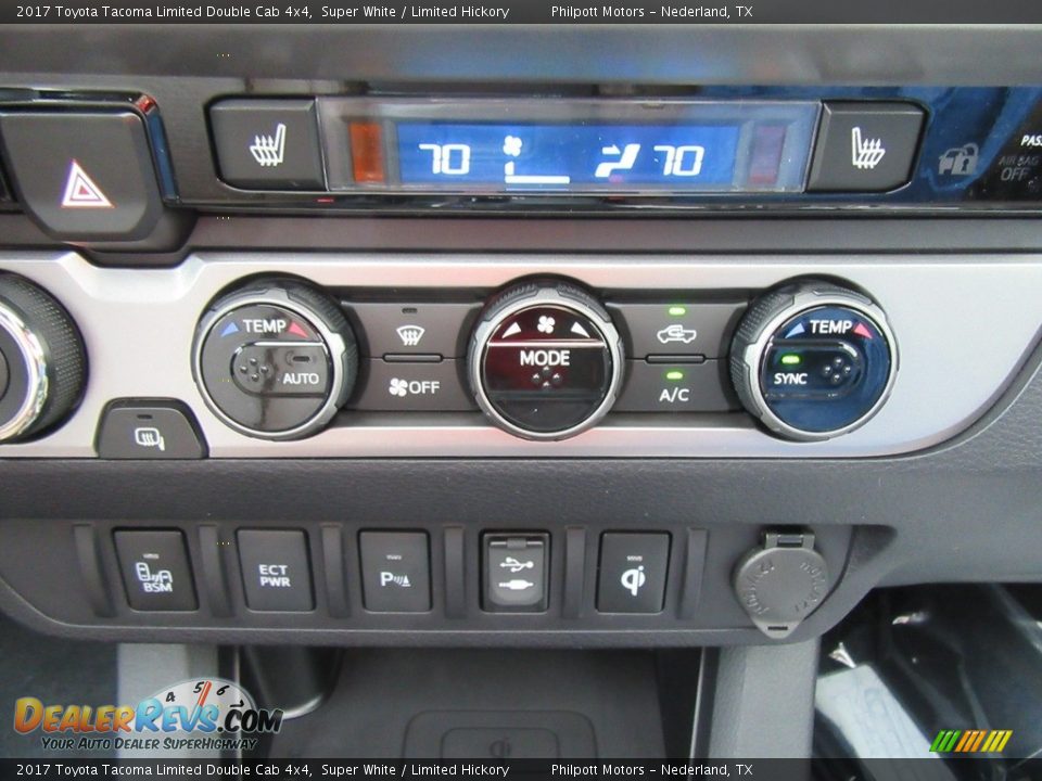 Controls of 2017 Toyota Tacoma Limited Double Cab 4x4 Photo #30