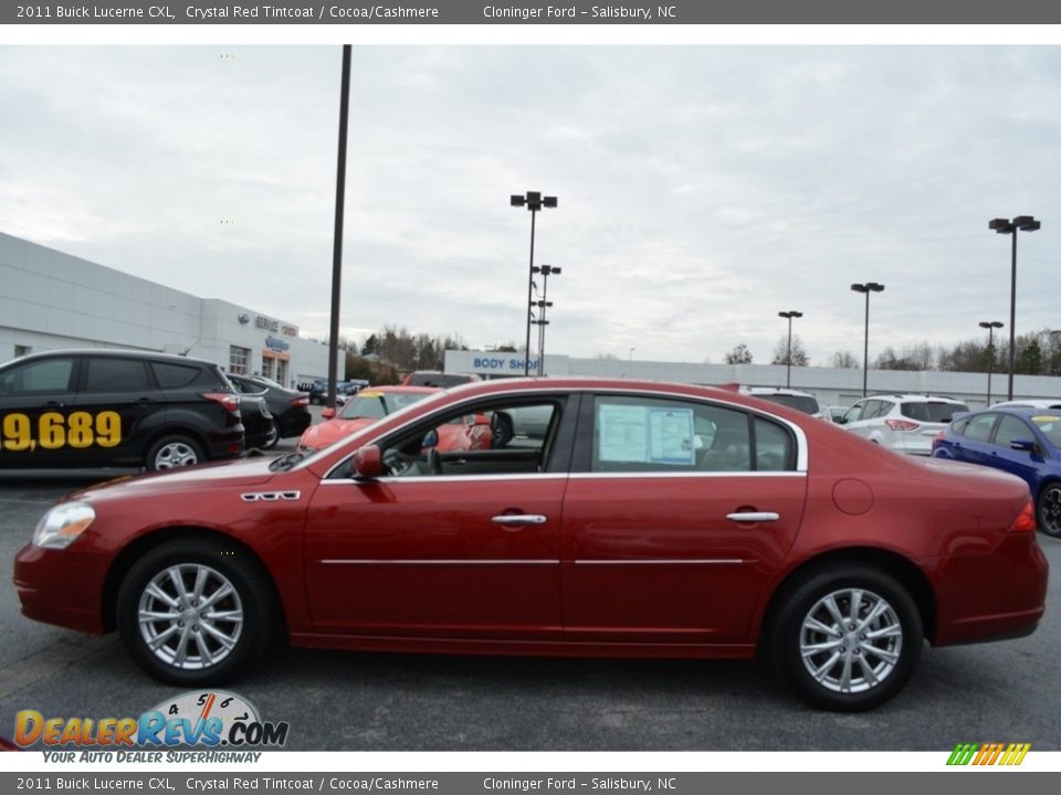 2011 Buick Lucerne CXL Crystal Red Tintcoat / Cocoa/Cashmere Photo #6