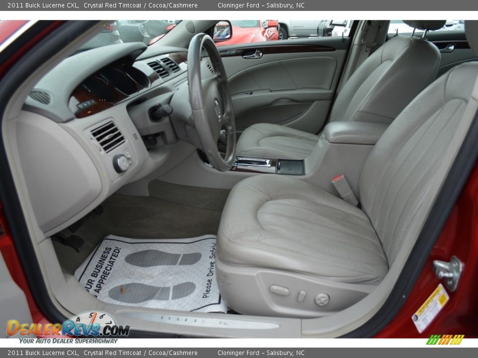 2011 Buick Lucerne CXL Crystal Red Tintcoat / Cocoa/Cashmere Photo #9