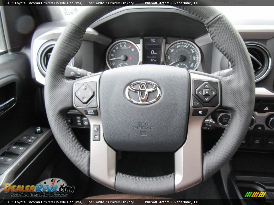 2017 Toyota Tacoma Limited Double Cab 4x4 Steering Wheel Photo #34