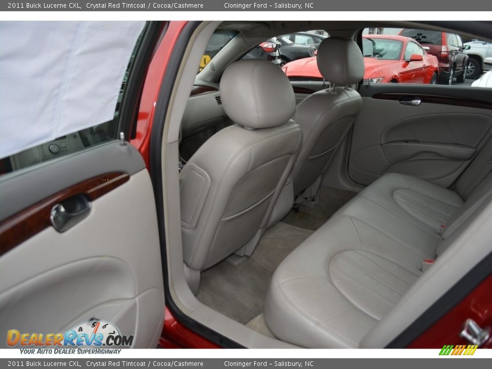 2011 Buick Lucerne CXL Crystal Red Tintcoat / Cocoa/Cashmere Photo #11