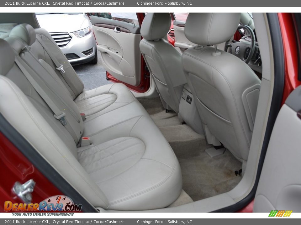 2011 Buick Lucerne CXL Crystal Red Tintcoat / Cocoa/Cashmere Photo #13