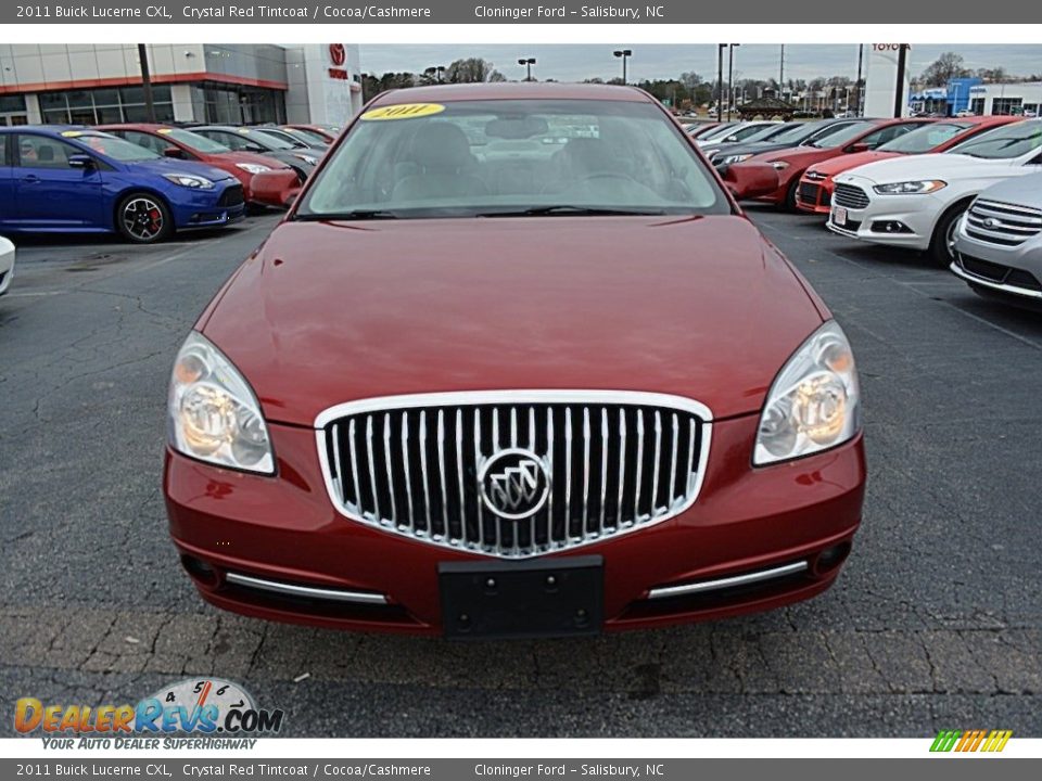 2011 Buick Lucerne CXL Crystal Red Tintcoat / Cocoa/Cashmere Photo #24