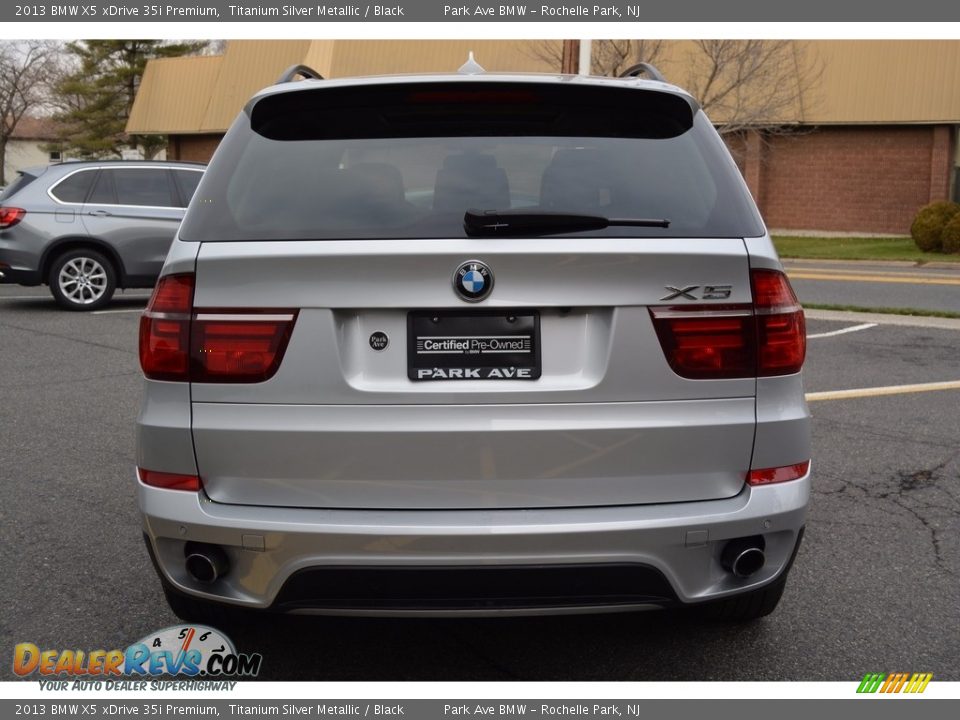 2013 BMW X5 xDrive 35i Premium Titanium Silver Metallic / Black Photo #4