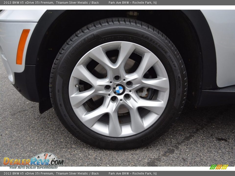 2013 BMW X5 xDrive 35i Premium Titanium Silver Metallic / Black Photo #33