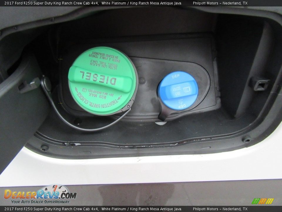 2017 Ford F250 Super Duty King Ranch Crew Cab 4x4 White Platinum / King Ranch Mesa Antique Java Photo #14