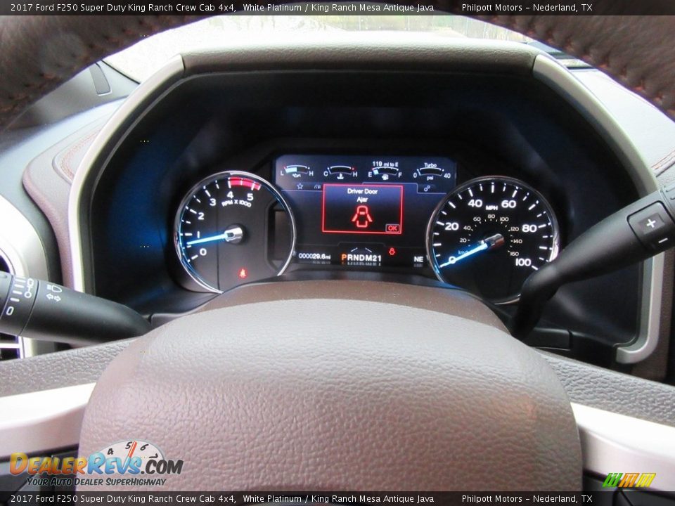 2017 Ford F250 Super Duty King Ranch Crew Cab 4x4 Gauges Photo #33