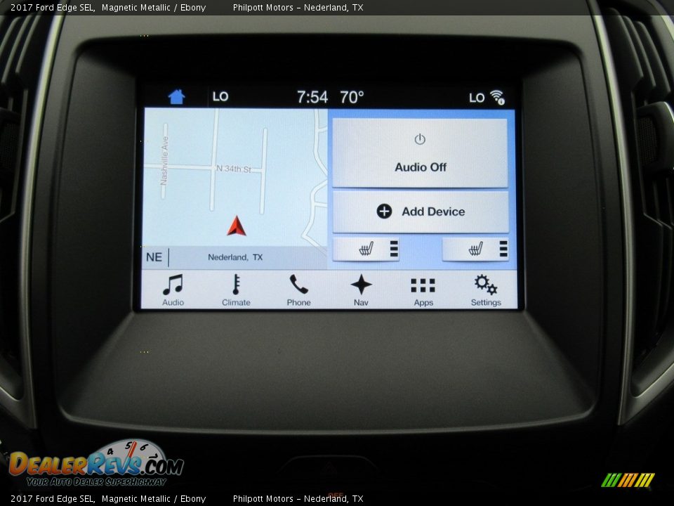 Navigation of 2017 Ford Edge SEL Photo #26