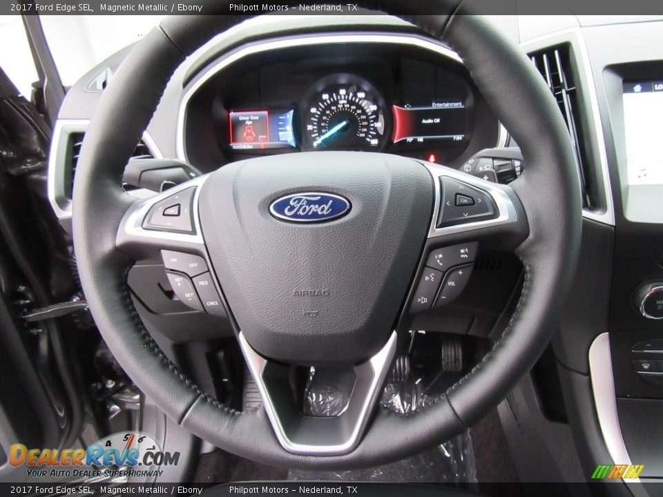 2017 Ford Edge SEL Steering Wheel Photo #30
