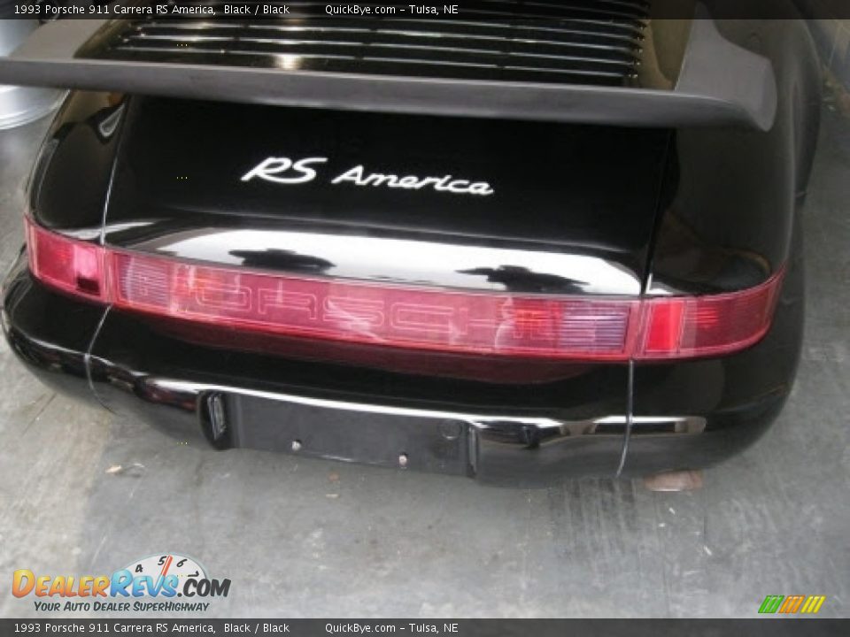 1993 Porsche 911 Carrera RS America Black / Black Photo #1
