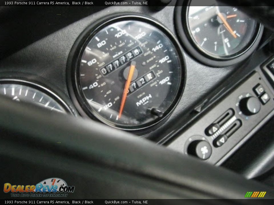 1993 Porsche 911 Carrera RS America Black / Black Photo #2